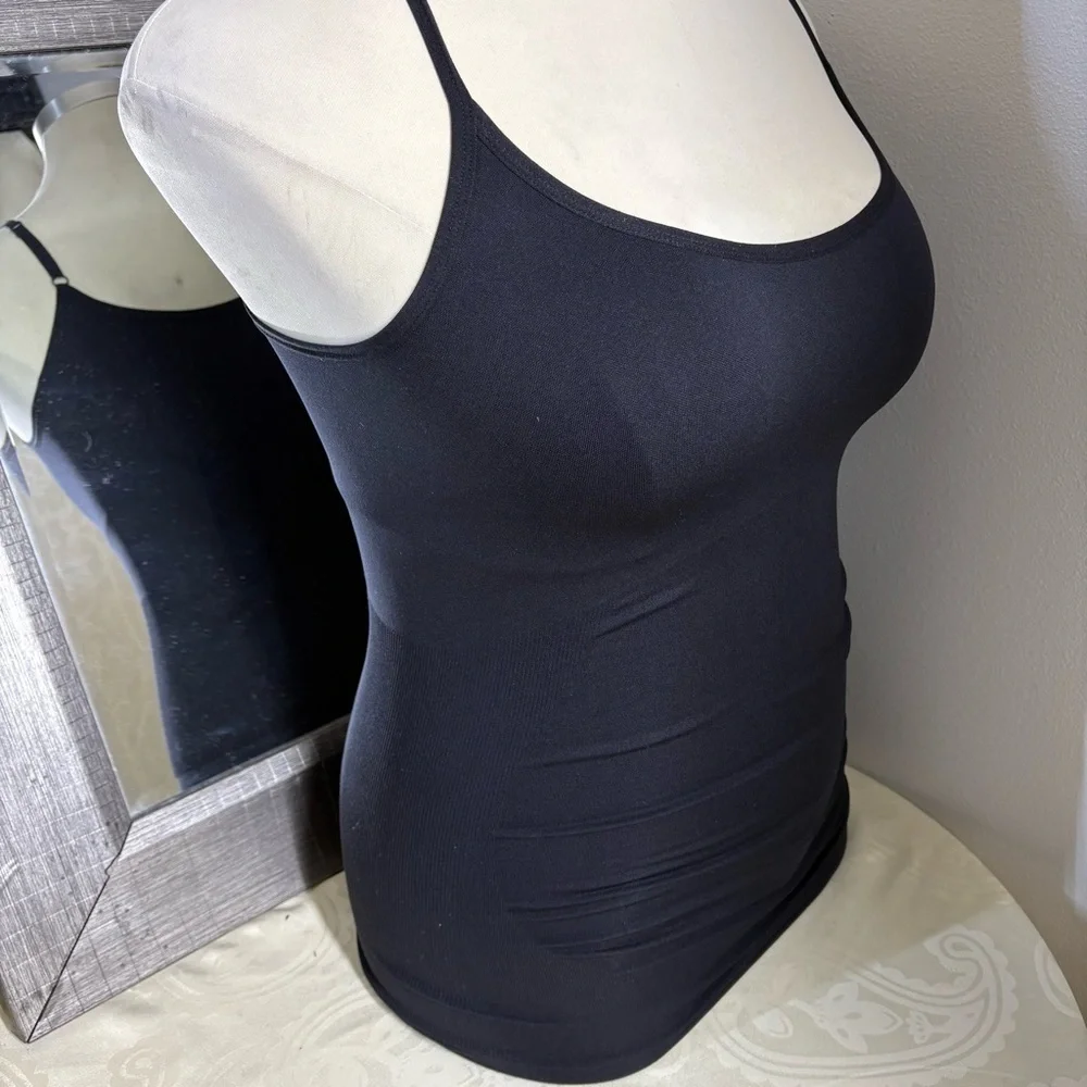 Isabel Maternity by Ingrid & Isabel Black Fitted Sleeveless Camisole
